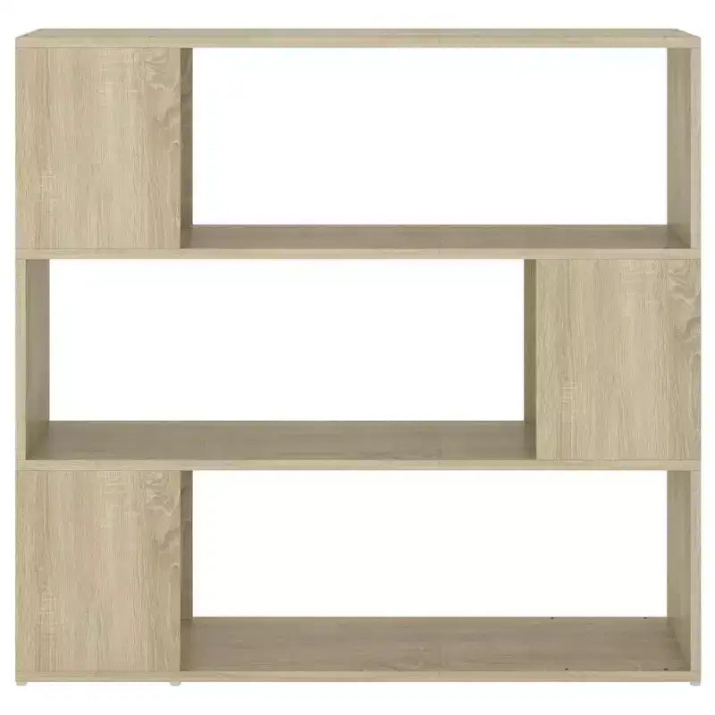 vidaXL Book Cabinet Room Divider Sonoma oak Engineered wood Medium