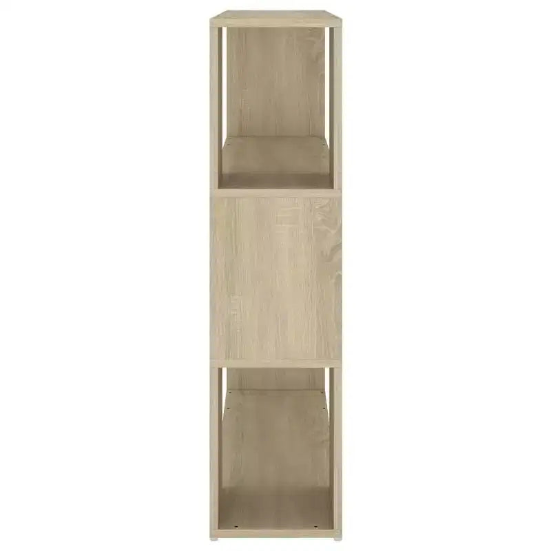 vidaXL Book Cabinet Room Divider Sonoma oak Engineered wood Medium