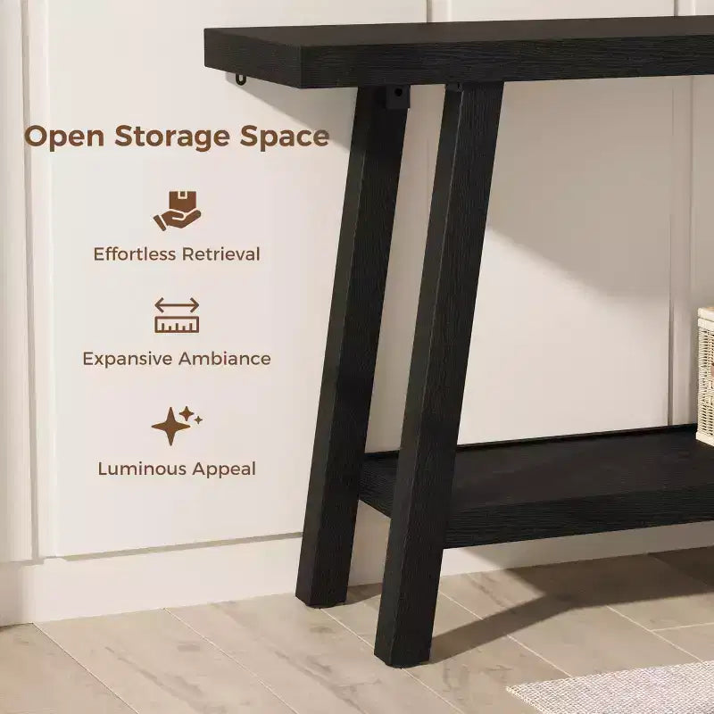 70.9 Extra Long Narrow Console Table Behind Couch, Farmhouse Wooden Sofa Entryway Table, Skinny Accent Storage Organizer for Living Room