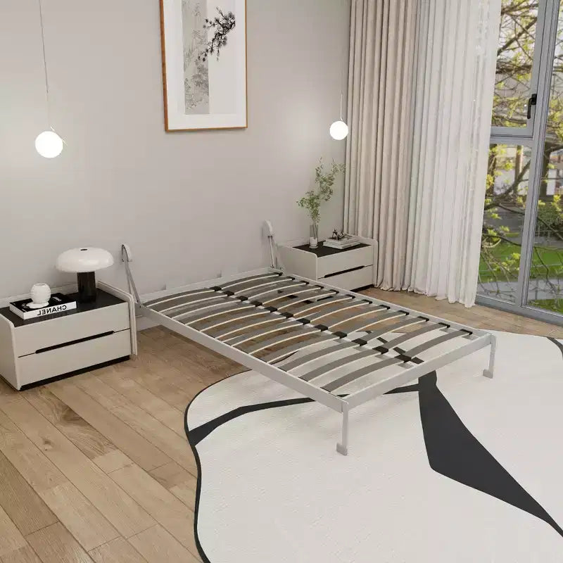 GDFStudio Musa Modern Queen Size Murphy Bed Frame with Wall Hardware Kit
