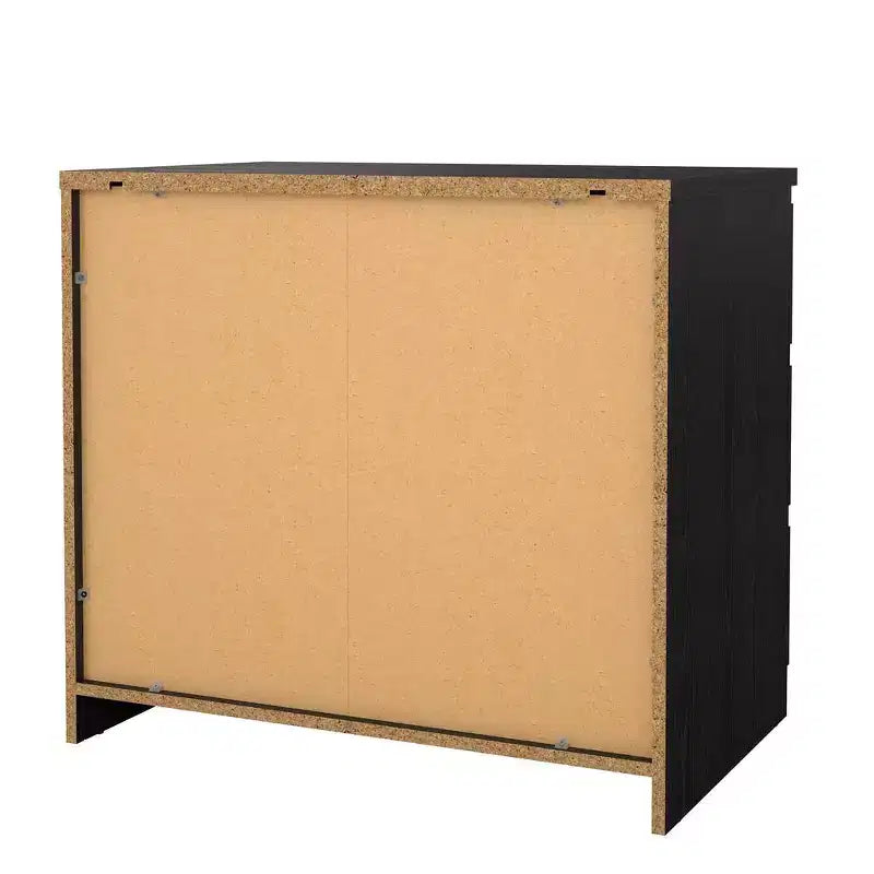 Tvilum, Scottsdale 3 Drawer Chest, Black Woodgrain
