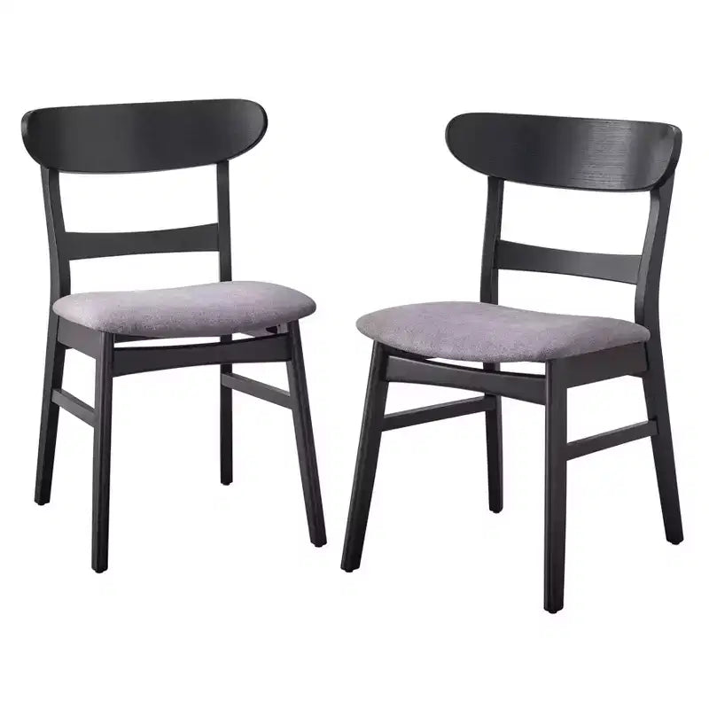 Lifestorey Set of 2 Freya Mid Century Modern Dining Chair