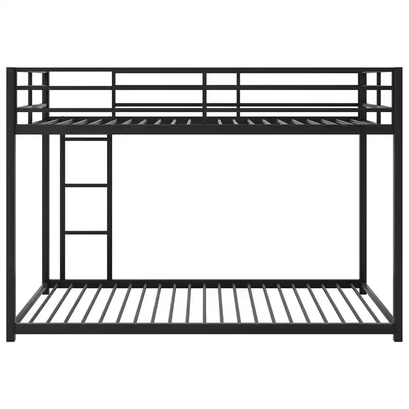 FAMYYT Twin Size Metal Bunk Bed?With Ladder, Safety Guaranteed, Easy Assembly