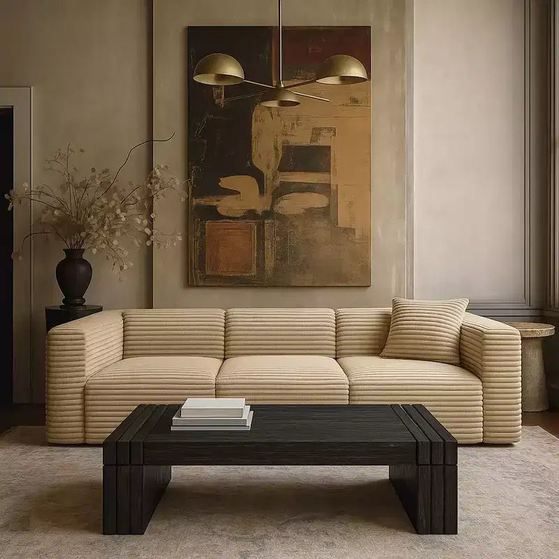 Meridian Furniture Stanton Oak Veneer and Solid Wood Coffee Table