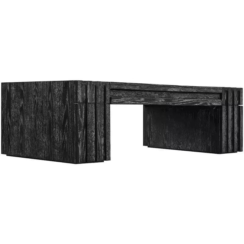 Meridian Furniture Stanton Oak Veneer and Solid Wood Coffee Table