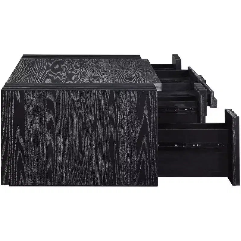Meridian Furniture Stanton Oak Veneer and Solid Wood Coffee Table