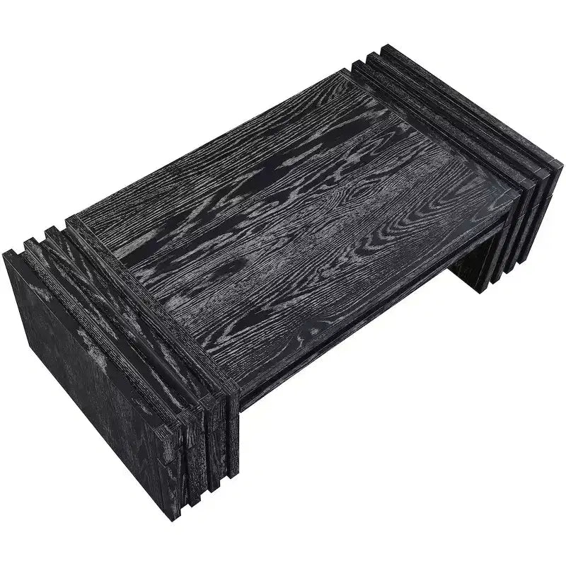 Meridian Furniture Stanton Oak Veneer and Solid Wood Coffee Table