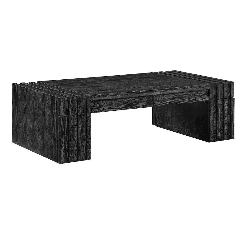 Meridian Furniture Stanton Oak Veneer and Solid Wood Coffee Table