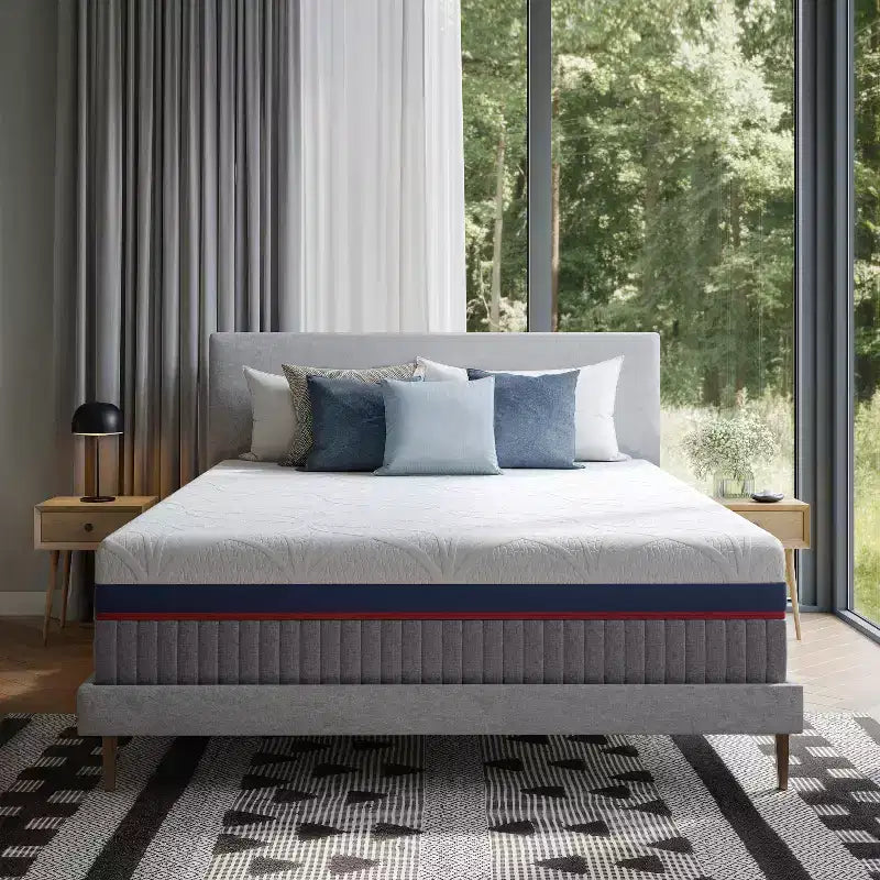 iZone 14 Smart Zone Mattress, Dual-Sided Adjustable, Plush to Firm, Personalized Lumbar Support for Couples, 100-Night Trial