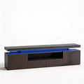 Modern Multi-Functional TV Stand and Bookcase - Open Storage Shelves - Entertainment Center for Living Room and Game Room