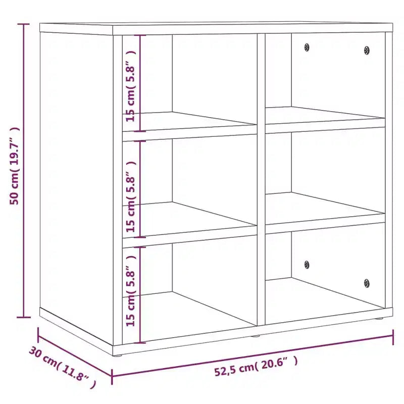 vidaXL Shoe Cabinet Set of 2 White Engineered wood Medium Shoe Cabinet