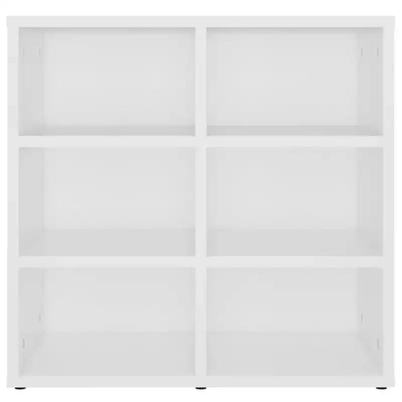 vidaXL Shoe Cabinet Set of 2 White Engineered wood Medium Shoe Cabinet
