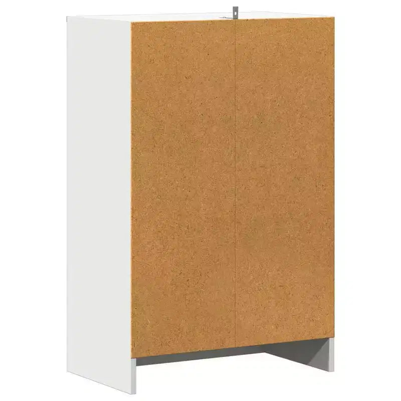 vidaXL Shoe Cabinet White Engineered Wood 23.6 x 13.8 x 36.2 in