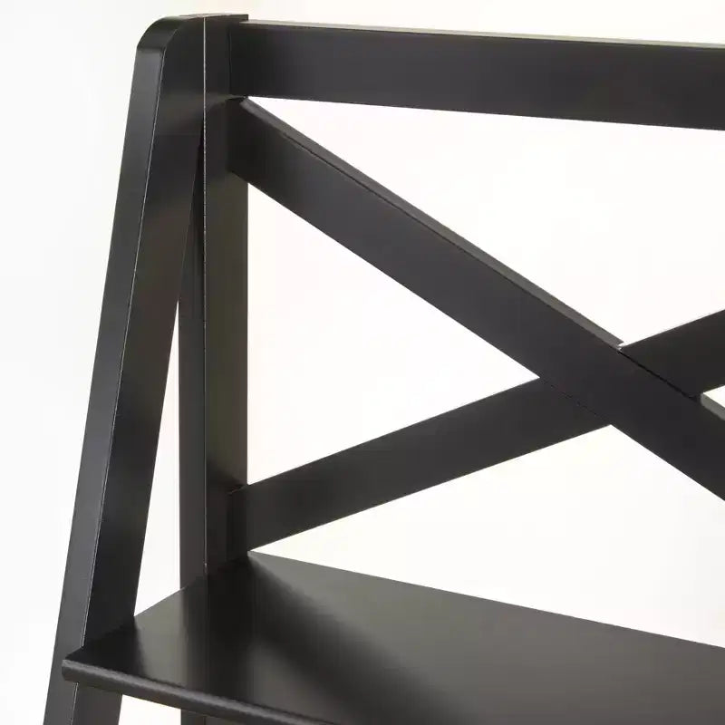 Buylateral 4 Tier Crossback Ladder Bookshelf