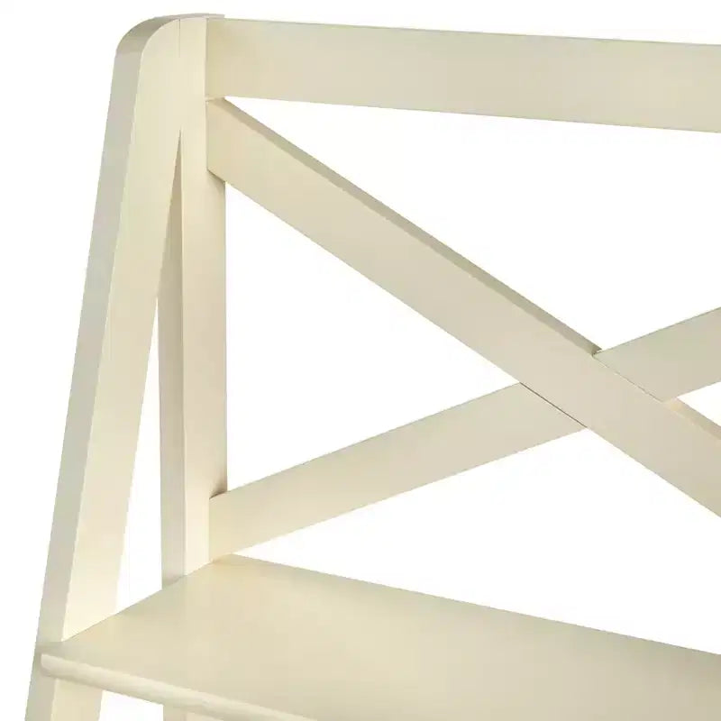 Buylateral 4 Tier Crossback Ladder Bookshelf