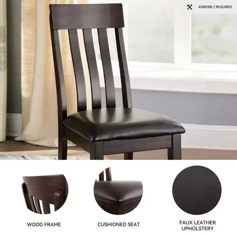 Set of 2 Haddigan Dining Upholstered Side Chair Brown - Signature Design by Ashley