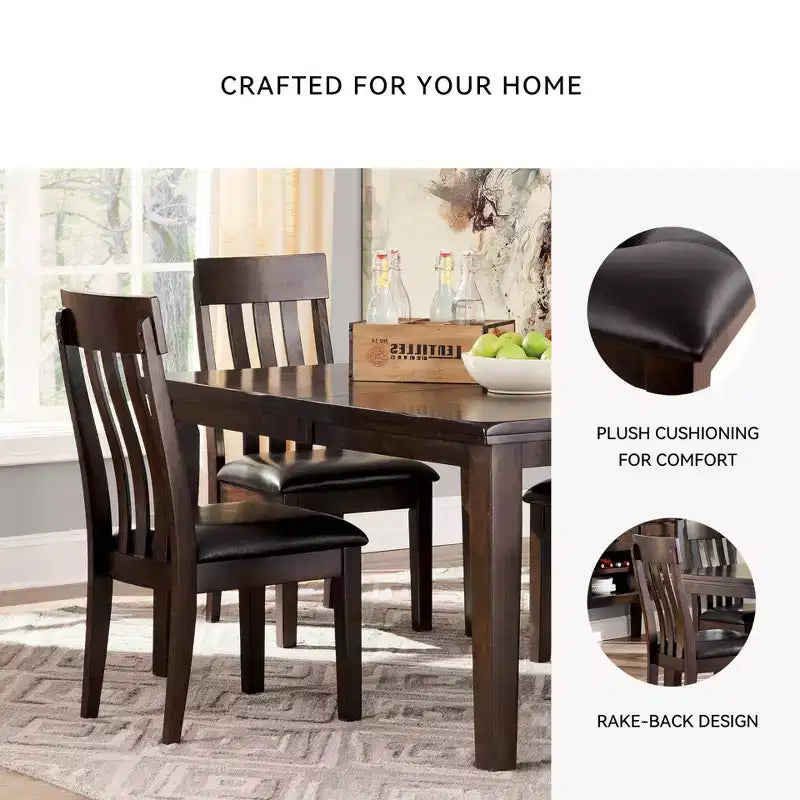 Set of 2 Haddigan Dining Upholstered Side Chair Brown - Signature Design by Ashley