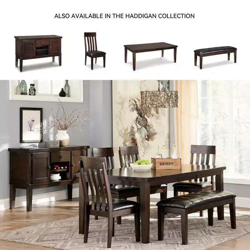 Set of 2 Haddigan Dining Upholstered Side Chair Brown - Signature Design by Ashley