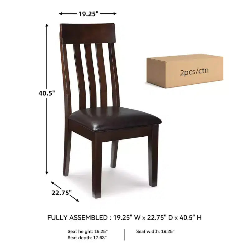 Set of 2 Haddigan Dining Upholstered Side Chair Brown - Signature Design by Ashley